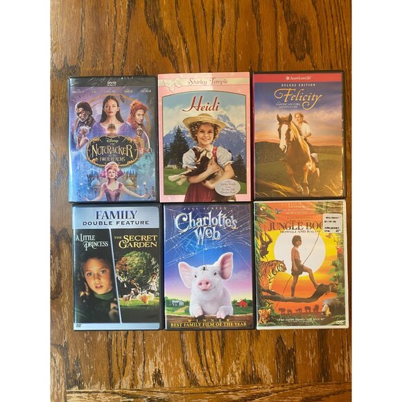 Shirley Temple Heidi DVD Set & Family Movie Collection Including Nutcracker Feli - Picture 1 of 2